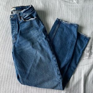 Abercrombie Curve Love High Rise Dad Jean